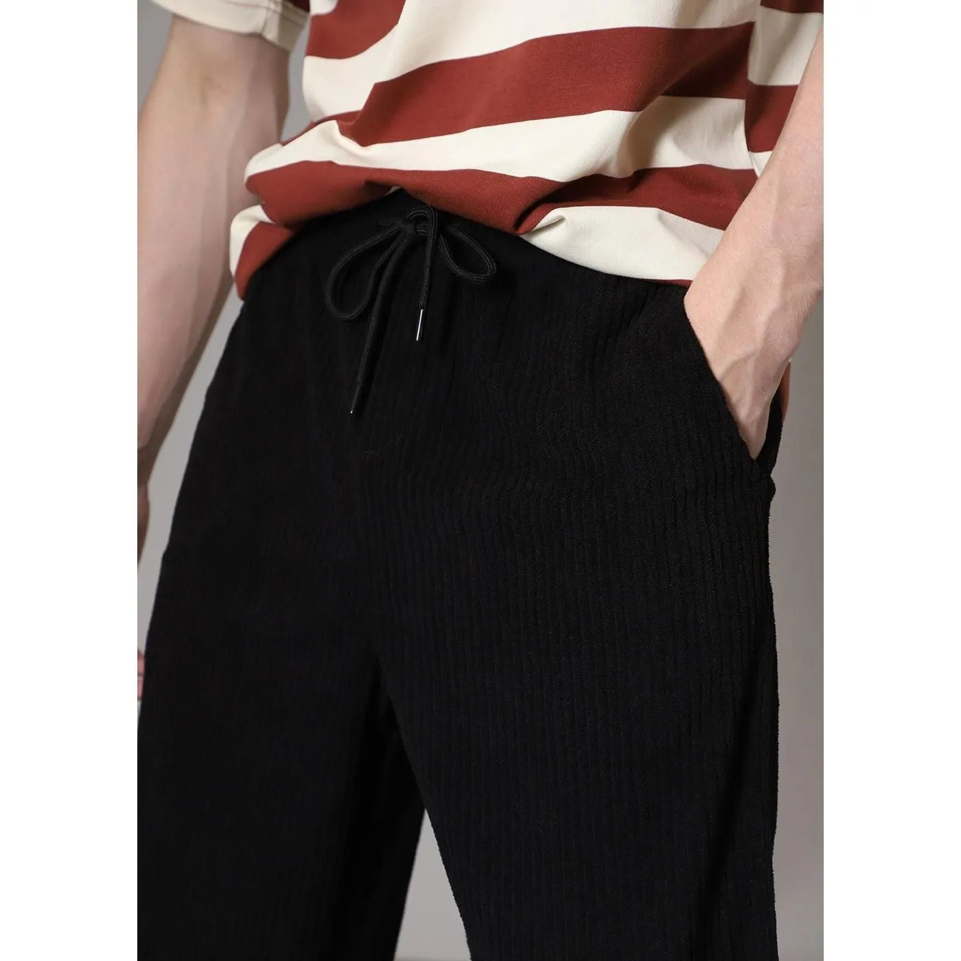 Combo of 2 Men's Caudray Fabric Stylish Pants