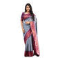Exquisite Women's Soft Lichi Silk Printed Saree With Blouse Piece