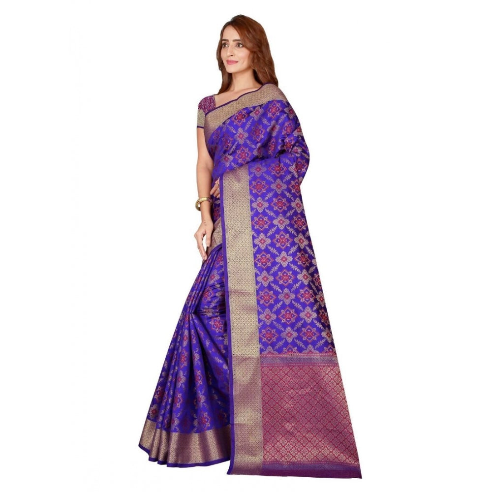 Wonderful Kanjivaram Silk Saree with Blouse piece