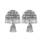 Stylish Silver plated Afgani Earrings
