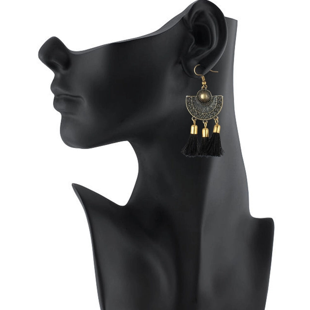 Stylish Gold Plated Tassel Fashion Earrings