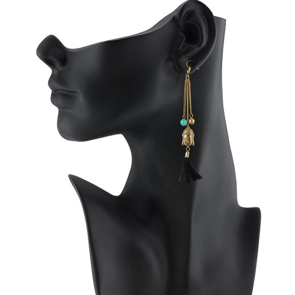 Stylish Golden Buddha Style Earrings