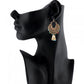 Stylish Oxidized Gold plated Hook Dangler Hanging Jhumki Earrings
