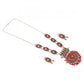 Designer Afgani German Silver Oxidized Necklace Set with Earrings
