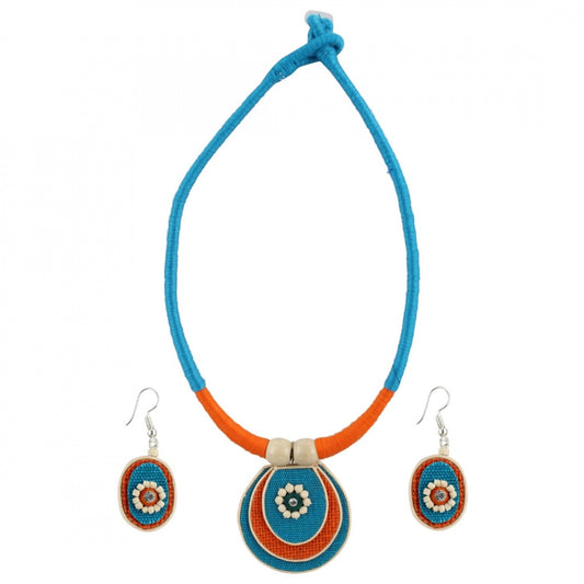 Designer Handcrafted Thread Multi Colour Fashion Necklace