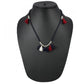 Designer Stylish Beads Necklace with Buddha Earrings