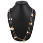 High Finished Golden Two Layer Designer Coin Necklace