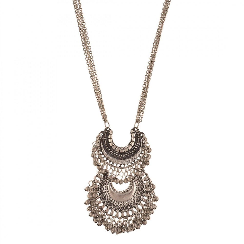 Afghani Tribal Antique Oxidised Silver Princess Necklace