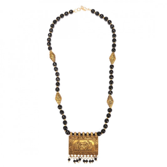 Designer Black Beads Necklace