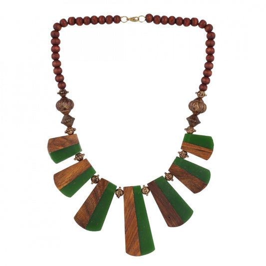 High Finished Wooden Tibetan Beads Necklace