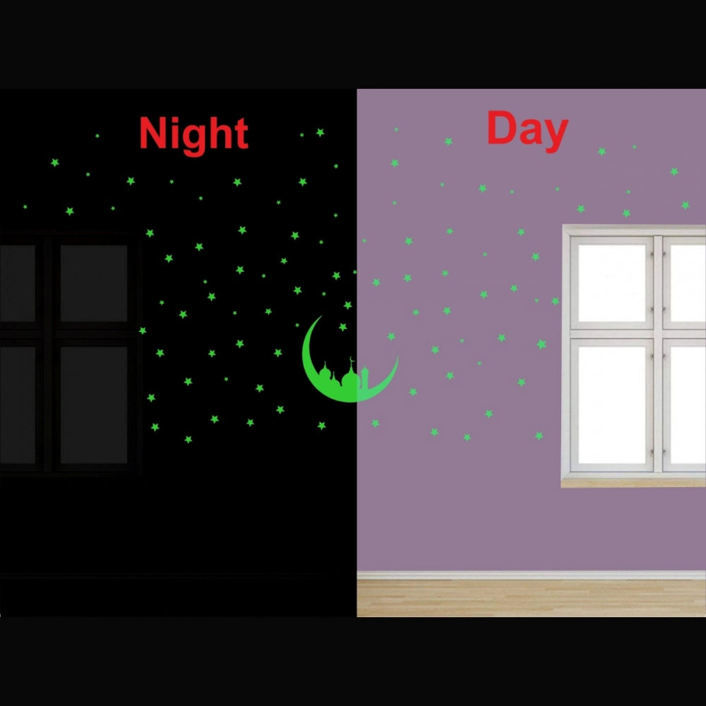 Beautiful Green Decorative Radium Wall Sticker