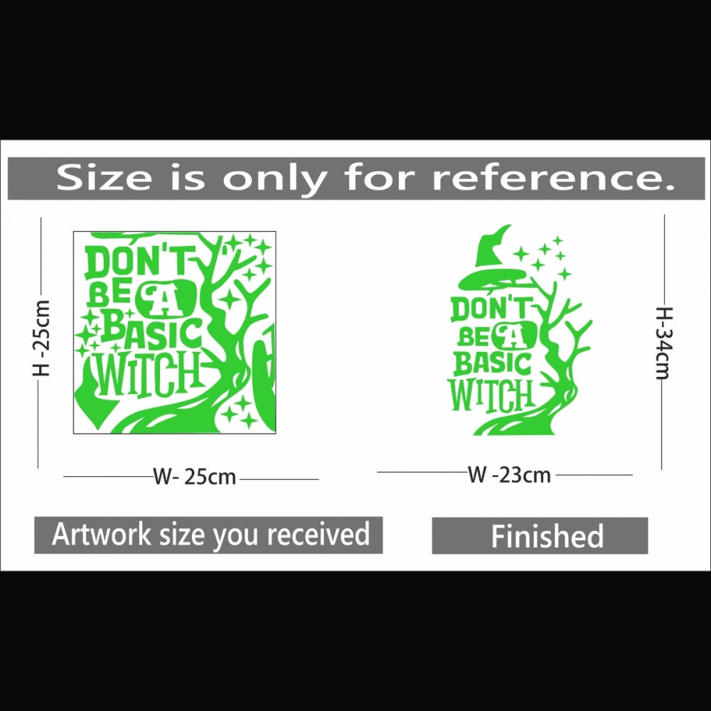 Beautiful Green Decorative Radium Wall Sticker