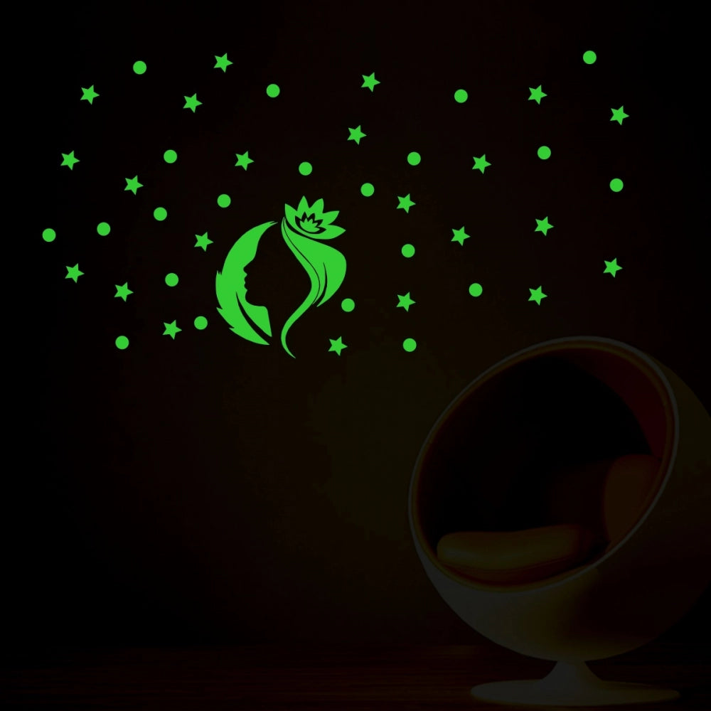 Beautiful Green Decorative Radium Wall Sticker