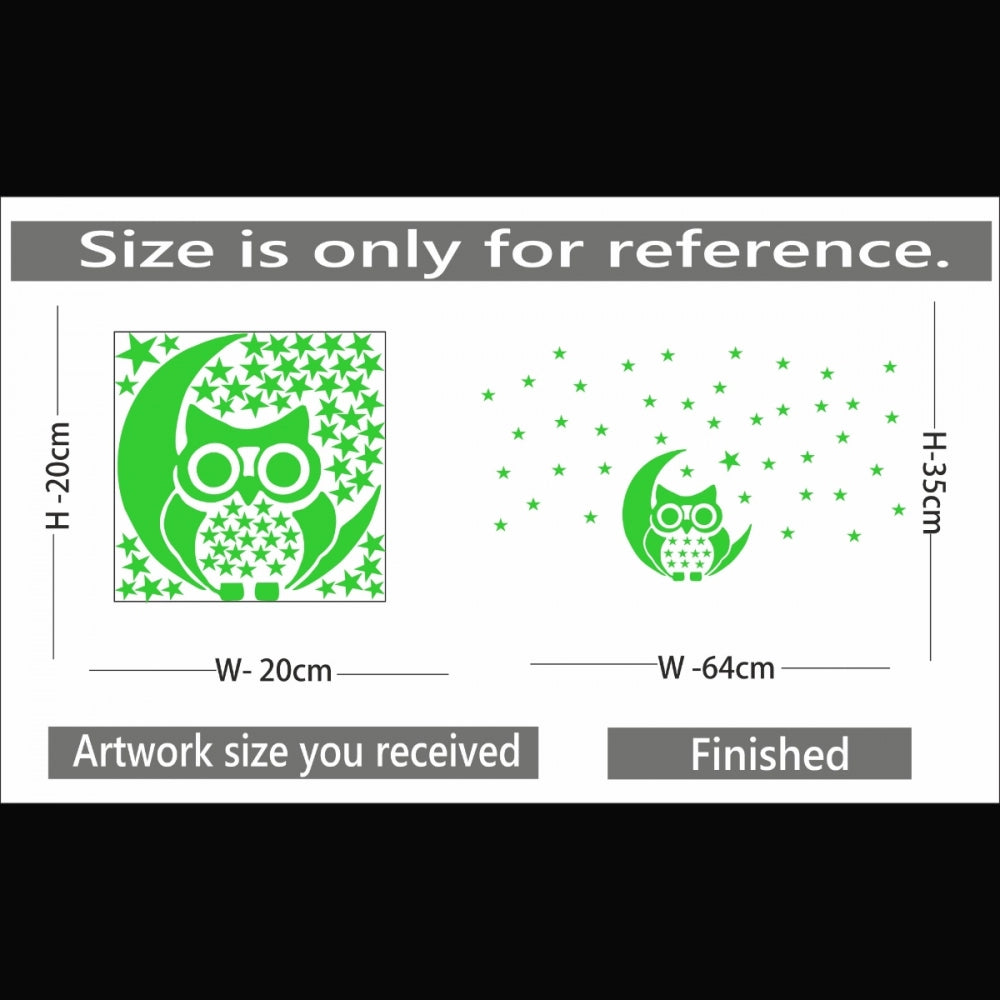 Pretty Green Kids Room Decor Radium Wall Sticker