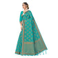 Incredible Women's Banarasi Saree With Blouse Piece