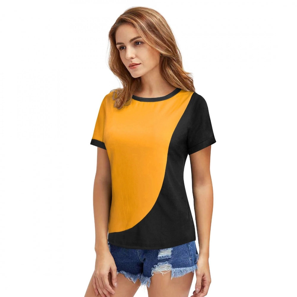 Voguish Polyester Knitting Western Wear T Shirt