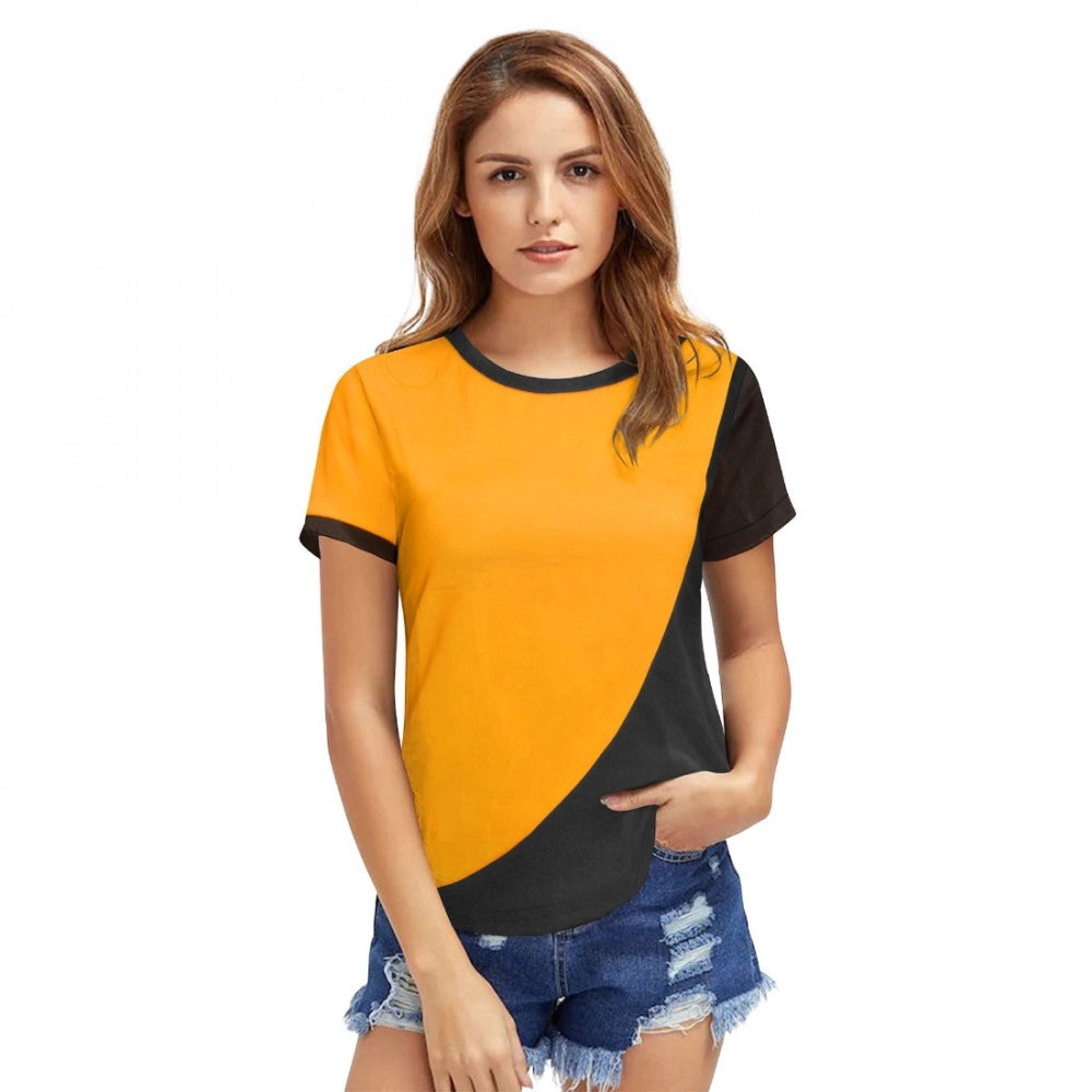 Voguish Polyester Knitting Western Wear T Shirt