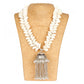 Glamorous Shell Beads German Silver Pandeant Antique Necklace