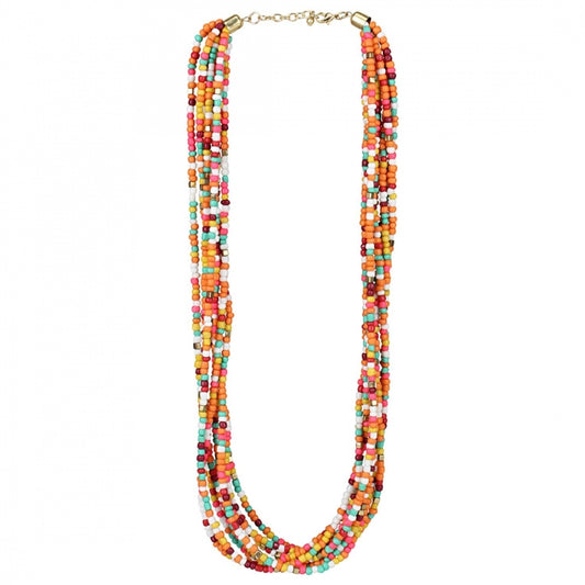 Glamorous Designer Multi Colour Elegant Beads Necklace
