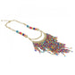 Glamorous High Finished Designer Hanging Party Wear Beads Necklace
