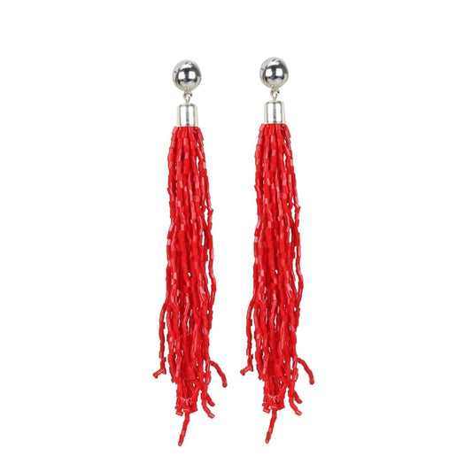 Glamorous Alloy Beads Hook Dangler Hanging Earring
