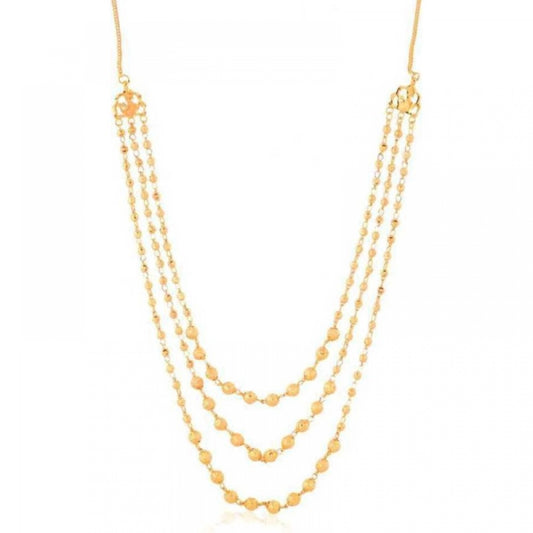 Delicate 3 Layer Long Chain Necklace
