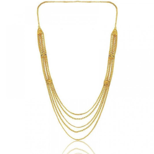 Delicate Multi Layer Long Chain Necklace