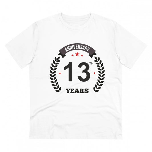 Men's PC Cotton 13th Anniversary Printed T Shirt