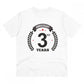 Men's PC Cotton 3rd Anniversary Printed T Shirt