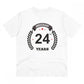 Men's PC Cotton 24th Anniversary Printed T Shirt