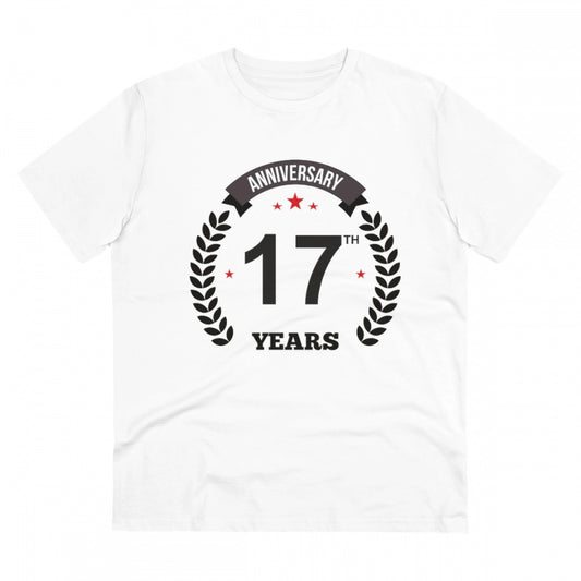 Men's PC Cotton 17th Anniversary Printed T Shirt