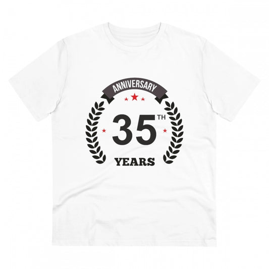 Men's PC Cotton 35th Anniversary Printed T Shirt
