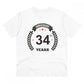 Men's PC Cotton 34th Anniversary Printed T Shirt