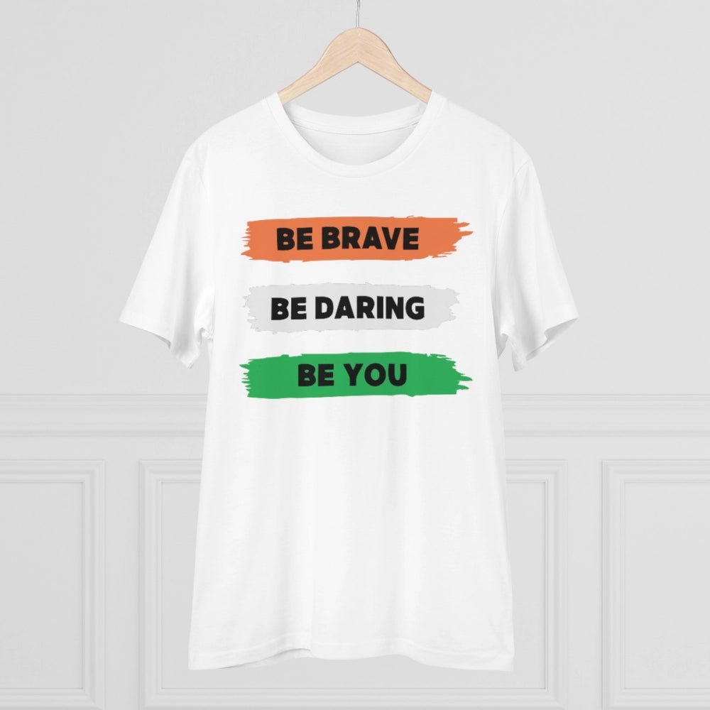 Men's PC Cotton Be Brave Be You Printed T Shirt