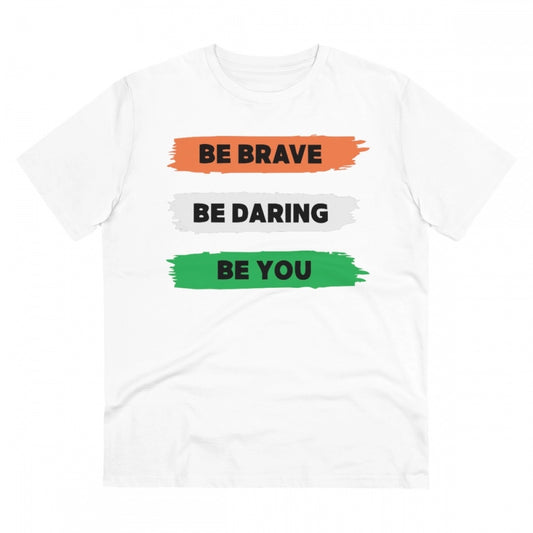Men's PC Cotton Be Brave Be You Printed T Shirt