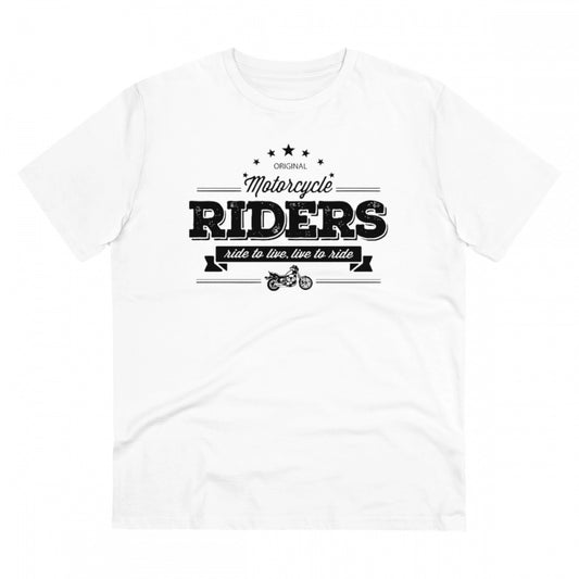Men's PC Cotton Bike Ride Design Printed T Shirt