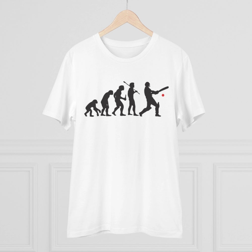 Men's PC Cotton Cricket Design Printed T Shirt