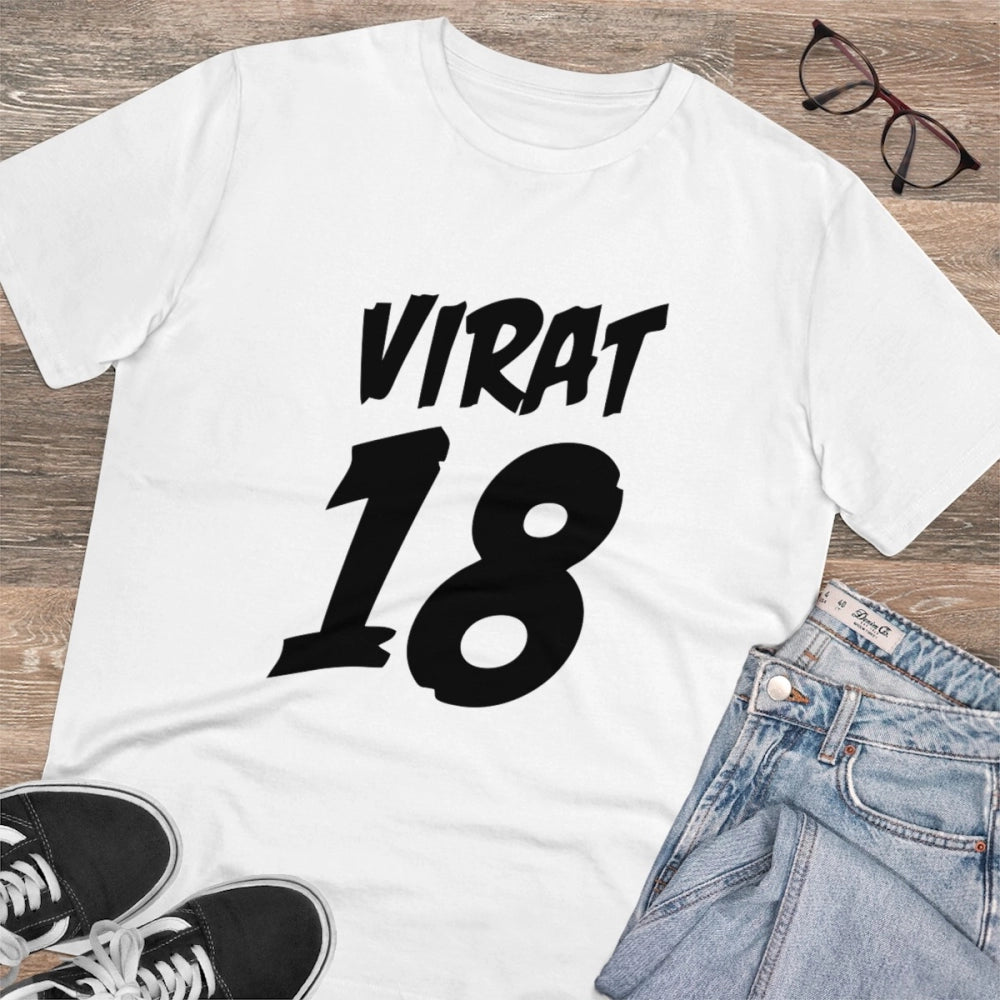 Men's PC Cotton Cricket Design Printed T Shirt