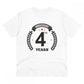 Men's PC Cotton 4th Anniversary Printed T Shirt