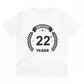 Men's PC Cotton 22nd Anniversary Printed T Shirt
