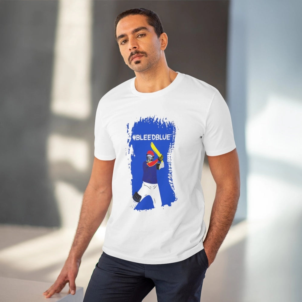 Men's PC Cotton Cricket Design Printed T Shirt