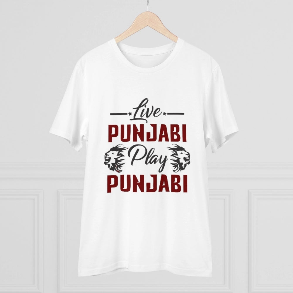 Men's PC Cotton Cricket Design Printed T Shirt