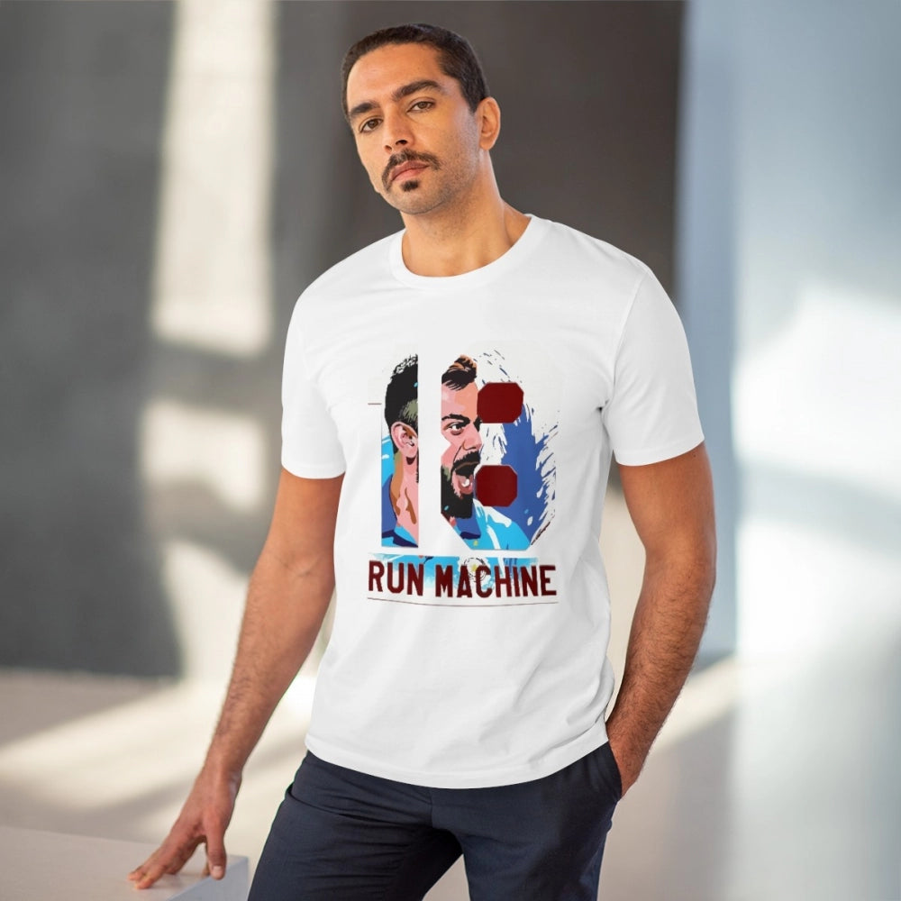 Men's PC Cotton Cricket Design Printed T Shirt