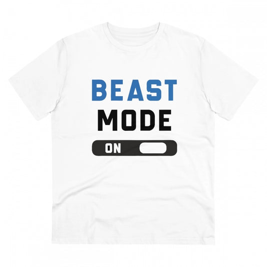 Men's PC Cotton Beast Mode On Printed T Shirt