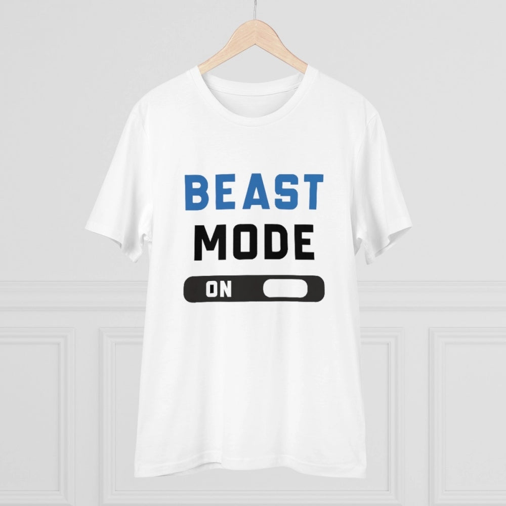Men's PC Cotton Beast Mode On Printed T Shirt