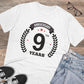 Men's PC Cotton 9th Anniversary Printed T Shirt