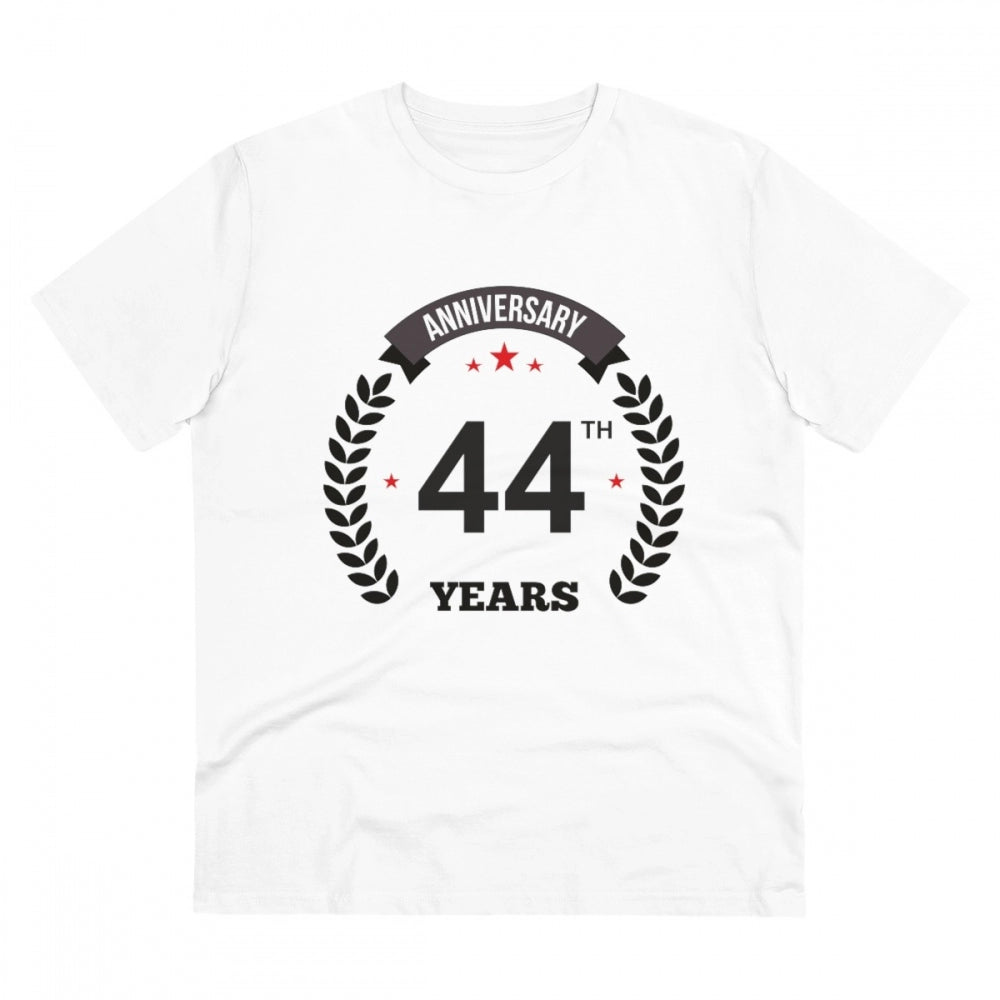 Men's PC Cotton 44th Anniversary Printed T Shirt
