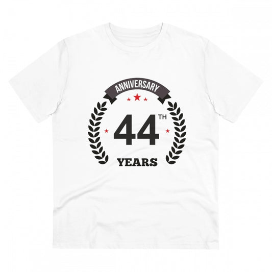 Men's PC Cotton 44th Anniversary Printed T Shirt