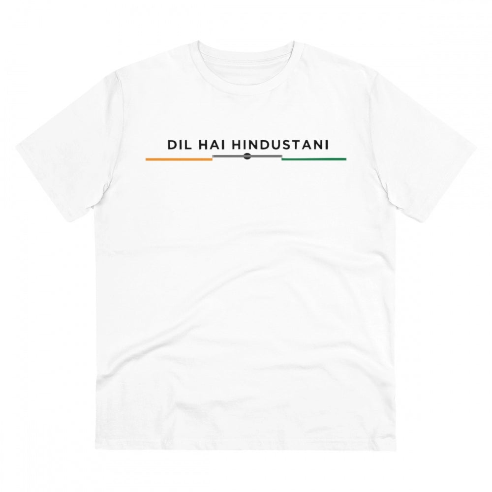 Men's PC Cotton Dil Se Hindustani Printed T Shirt