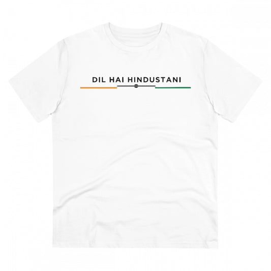 Men's PC Cotton Dil Se Hindustani Printed T Shirt